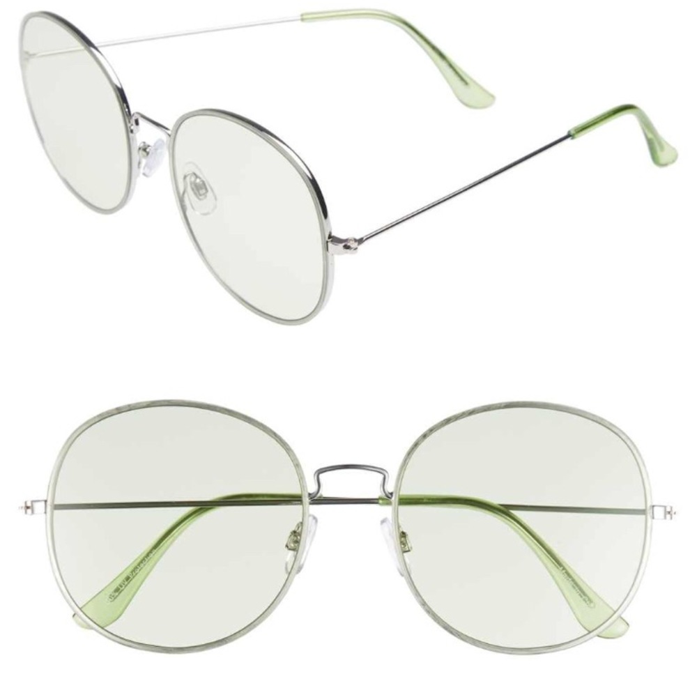 Round 57mm sunglasses